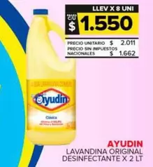Ayudin - Lavandina Original Desinfectante