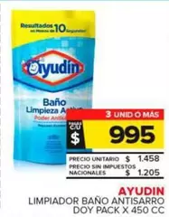 Ayudin - Limpiador Baño Antisarro