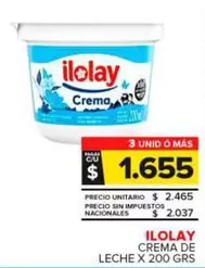 Ilolay - Crema De Leche