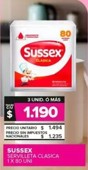 Sussex - Servilleta Clasica