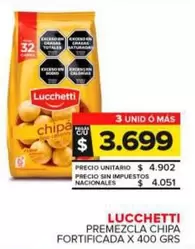 Lucchetti - Premezcla Chipa Fortificada