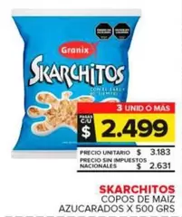 Granix - Skarchitos Copos De Maiz Azucarados 