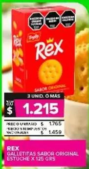 Rex - Galletitas Sabor Original Estuche
