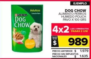 Dog Chow - Alimento Perros Humedo Pouch Pavo