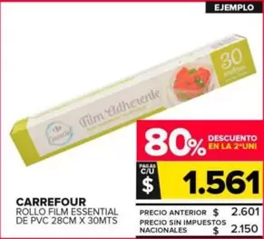 Carrefour - Rollo Film Essential De Pvc