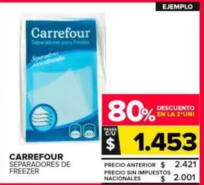 Carrefour - Separadores De Freezer