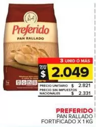 Preferido - Pan Rallado Fortificado