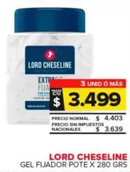 Lord Cheseline - Gel Fijador 