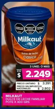 Milkaut - Dulce De Leche Familiar