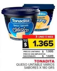 Tonadita - Queso Untable