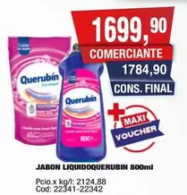 Querubin - JABON LIQUIDOQUERUBIN