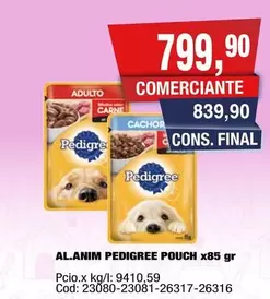 Pedigree - PEDIGREE POUCH