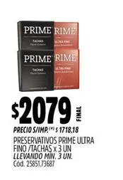 Prime - ULTRA FINO /TACHAS x 3 UN