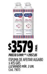 Algabo - ESPUMA DE AFEITAR