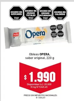 Opera - Obleas