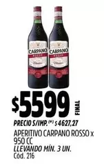 Carpano - APERITIVO ROSSO