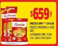 Favorita - FIDEOS