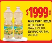 Legítimo - ACEITE GIRASOL