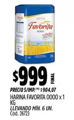Favorita - 0000 x 1 KG
