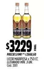 Mariposa - LICOR MARIPOSA