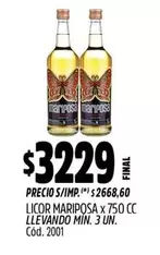 Mariposa - LICOR MARIPOSA