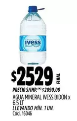Ivess - AGUA MINERAL BIDON