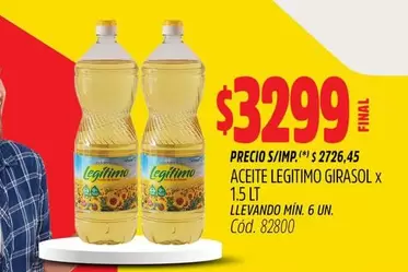 Legítimo - ACEITE GIRASOL