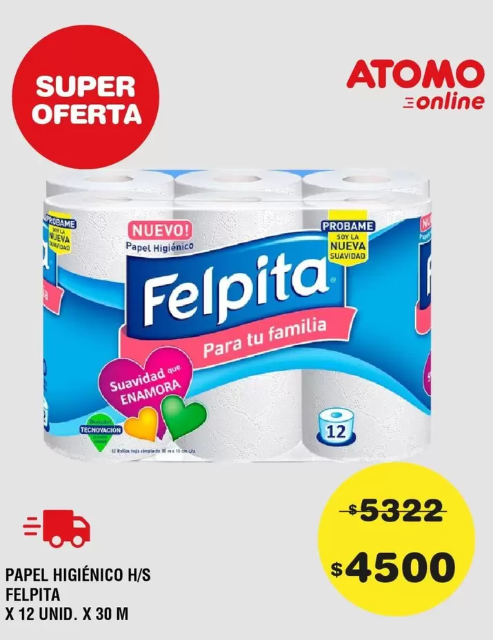 Felpita - PAPEL HIGIÉNICO H/S