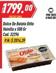 X$ - Dulce De Batata