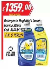 Magistral - Detergente Limon/Marina 300ml