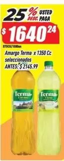 Amargo - Terma x 1350 Cc seleccionados
