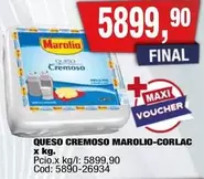 Marolio - QUESO CREMOSO -CORLAC