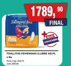 Ultra - TOALLITAS FEMENINAS AD.PL
