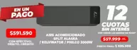 Alaska - AIRE ACONDICIONADO SPLIT ALASKA