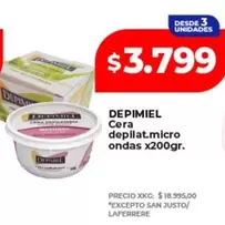Depimiel - Cera depilat.micro ondas x200gr.