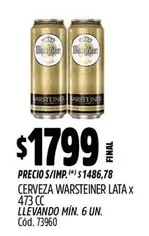 Warsteiner - LATA X 473 CC