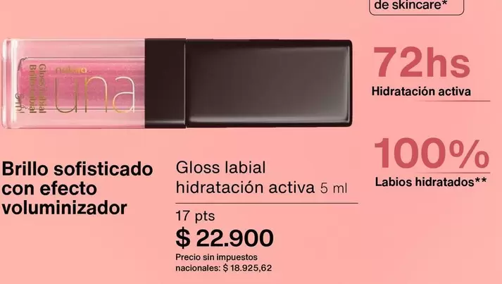 Efecto - Gloss labial hidratación activa 5 ml