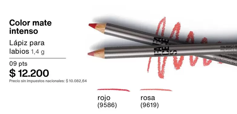 Rojo - Lápiz para labios