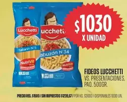 Lucchetti - FIDEOS