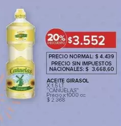 cañuelas - ACEITE GIRASOL