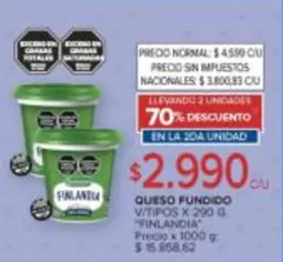 Finlandia - QUESO FUNDIDO