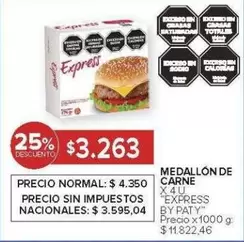Express - MEDALLÓN DE CARNE