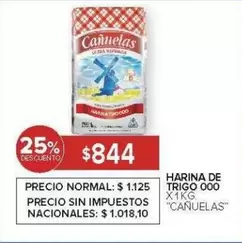 cañuelas - HARINA DE TRIGO 000
