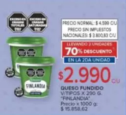Finlandia - QUESO FUNDIDO