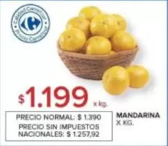 X$ - MANDARINA