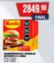 HAMBURGUESAS BOVINAS 4 UNIDADES X 120 GRS.