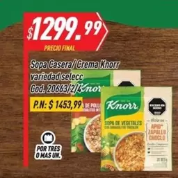 Knorr - Sopa Casera/Crema