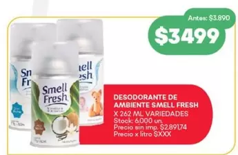 X$ - DESODORANTE DE AMBIENTE