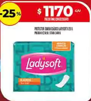 Ladysoft - PROTECTOR DIARIO CLÁSICO