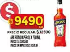 Aperol - APERITINO APEROL X 750 ML